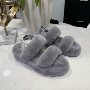 UGG Women's Cozy Gray Slippers